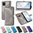 Custodia Portafoglio In Pelle Fantasia Modello Cover con Supporto per Samsung Galaxy Note 10 Lite