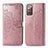 Custodia Portafoglio In Pelle Fantasia Modello Cover con Supporto per Samsung Galaxy Note 20 5G Oro Rosa