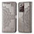 Custodia Portafoglio In Pelle Fantasia Modello Cover con Supporto per Samsung Galaxy Note 20 Ultra 5G Grigio