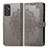 Custodia Portafoglio In Pelle Fantasia Modello Cover con Supporto per Samsung Galaxy Quantum2 5G Grigio