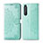 Custodia Portafoglio In Pelle Fantasia Modello Cover con Supporto per Sony Xperia 1 II Verde