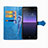 Custodia Portafoglio In Pelle Fantasia Modello Cover con Supporto per Sony Xperia 10 II