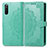 Custodia Portafoglio In Pelle Fantasia Modello Cover con Supporto per Sony Xperia 10 III Lite Verde