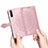 Custodia Portafoglio In Pelle Fantasia Modello Cover con Supporto per Sony Xperia 10 III SOG04