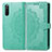 Custodia Portafoglio In Pelle Fantasia Modello Cover con Supporto per Sony Xperia 10 III SOG04 Verde