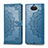 Custodia Portafoglio In Pelle Fantasia Modello Cover con Supporto per Sony Xperia 10 Plus Blu