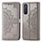 Custodia Portafoglio In Pelle Fantasia Modello Cover con Supporto per Sony Xperia 5 II Grigio