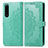 Custodia Portafoglio In Pelle Fantasia Modello Cover con Supporto per Sony Xperia 5 III Verde