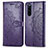 Custodia Portafoglio In Pelle Fantasia Modello Cover con Supporto per Sony Xperia 5 Viola