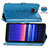 Custodia Portafoglio In Pelle Fantasia Modello Cover con Supporto per Sony Xperia 8 Lite