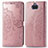 Custodia Portafoglio In Pelle Fantasia Modello Cover con Supporto per Sony Xperia 8 Lite Oro Rosa
