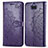 Custodia Portafoglio In Pelle Fantasia Modello Cover con Supporto per Sony Xperia 8 Lite Viola