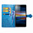 Custodia Portafoglio In Pelle Fantasia Modello Cover con Supporto per Sony Xperia L3
