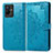 Custodia Portafoglio In Pelle Fantasia Modello Cover con Supporto per Vivo T2x 5G Blu