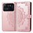 Custodia Portafoglio In Pelle Fantasia Modello Cover con Supporto per Xiaomi Mi 11 Ultra 5G Rosa