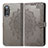 Custodia Portafoglio In Pelle Fantasia Modello Cover con Supporto per Xiaomi Poco F3 GT 5G Grigio