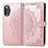 Custodia Portafoglio In Pelle Fantasia Modello Cover con Supporto per Xiaomi Poco F3 GT 5G Oro Rosa