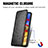 Custodia Portafoglio In Pelle Fantasia Modello Cover con Supporto S01D per Huawei Honor X10 Max 5G