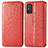 Custodia Portafoglio In Pelle Fantasia Modello Cover con Supporto S01D per Huawei Honor X10 Max 5G Rosso