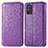 Custodia Portafoglio In Pelle Fantasia Modello Cover con Supporto S01D per Huawei Honor X10 Max 5G Viola