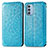 Custodia Portafoglio In Pelle Fantasia Modello Cover con Supporto S01D per Motorola Moto G51 5G