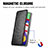 Custodia Portafoglio In Pelle Fantasia Modello Cover con Supporto S01D per Samsung Galaxy M62 4G