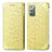 Custodia Portafoglio In Pelle Fantasia Modello Cover con Supporto S01D per Samsung Galaxy Note 20 5G Oro