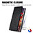 Custodia Portafoglio In Pelle Fantasia Modello Cover con Supporto S01D per Samsung Galaxy Note 20 Ultra 5G