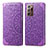 Custodia Portafoglio In Pelle Fantasia Modello Cover con Supporto S01D per Samsung Galaxy Note 20 Ultra 5G Viola