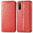 Custodia Portafoglio In Pelle Fantasia Modello Cover con Supporto S01D per Sony Xperia 10 III Lite Rosso