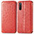 Custodia Portafoglio In Pelle Fantasia Modello Cover con Supporto S01D per Sony Xperia 10 III Rosso