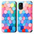 Custodia Portafoglio In Pelle Fantasia Modello Cover con Supporto S02D per Samsung Galaxy A51 4G Colorato