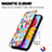 Custodia Portafoglio In Pelle Fantasia Modello Cover con Supporto S02D per Samsung Galaxy M13 4G