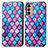 Custodia Portafoglio In Pelle Fantasia Modello Cover con Supporto S02D per Samsung Galaxy M13 4G