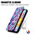 Custodia Portafoglio In Pelle Fantasia Modello Cover con Supporto S02D per Samsung Galaxy M13 5G
