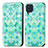 Custodia Portafoglio In Pelle Fantasia Modello Cover con Supporto S02D per Samsung Galaxy M32 4G Verde