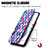 Custodia Portafoglio In Pelle Fantasia Modello Cover con Supporto S02D per Samsung Galaxy S21 5G