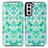 Custodia Portafoglio In Pelle Fantasia Modello Cover con Supporto S02D per Samsung Galaxy S21 5G
