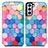 Custodia Portafoglio In Pelle Fantasia Modello Cover con Supporto S02D per Samsung Galaxy S21 5G