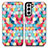 Custodia Portafoglio In Pelle Fantasia Modello Cover con Supporto S02D per Samsung Galaxy S21 5G Colorato