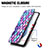 Custodia Portafoglio In Pelle Fantasia Modello Cover con Supporto S02D per Samsung Galaxy S23 Plus 5G