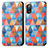 Custodia Portafoglio In Pelle Fantasia Modello Cover con Supporto S02D per Sony Xperia Ace II