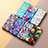 Custodia Portafoglio In Pelle Fantasia Modello Cover con Supporto S02D per Xiaomi Redmi Note 9