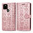 Custodia Portafoglio In Pelle Fantasia Modello Cover con Supporto S03D per Google Pixel 4a 5G