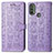 Custodia Portafoglio In Pelle Fantasia Modello Cover con Supporto S03D per Motorola Moto E40
