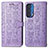 Custodia Portafoglio In Pelle Fantasia Modello Cover con Supporto S03D per Motorola Moto Edge (2021) 5G