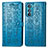 Custodia Portafoglio In Pelle Fantasia Modello Cover con Supporto S03D per Motorola Moto Edge 30 5G