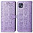 Custodia Portafoglio In Pelle Fantasia Modello Cover con Supporto S03D per Motorola Moto G50 5G Viola