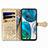 Custodia Portafoglio In Pelle Fantasia Modello Cover con Supporto S03D per Motorola Moto G52j 5G