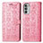 Custodia Portafoglio In Pelle Fantasia Modello Cover con Supporto S03D per Motorola Moto G52j 5G